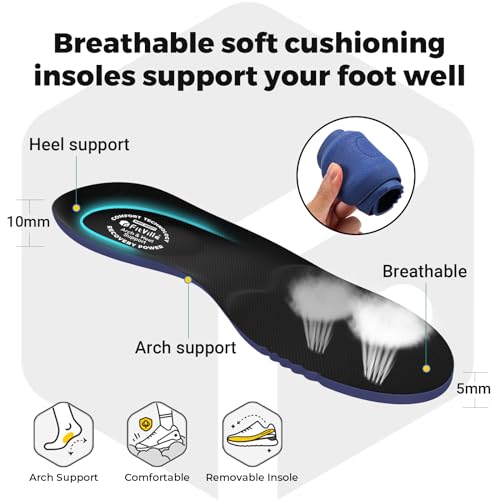 FitVille Diabetic Sandals for Men Wide Width with Arch Support Comfortable Mens Diabetic Sandals Fully Adjustable Straps Lightweight4