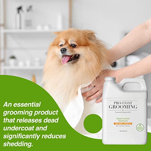 Pro-Coat Grooming Shed Control Shampoo (Sweet Orange & Coconut) 1 Gallon #TOP3