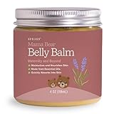 SPRIGS Belly Balm, 4 oz | Natural Moisturizing Cream for Pregnancy & Postpartum | Nourishing Body Butter for Dry Skin | Non-Greasy & Made with Relaxing Lavender Essential Oils & Soothing Cocoa Butter