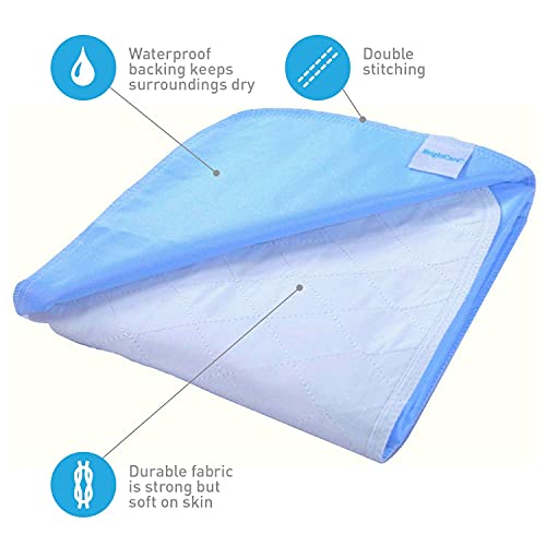 Soft Large Absorbent Waterproof Bed Pad With Tuckable Sides (36 X 60 Inch) - Washable 300X For Xl Tuck In Underpad Incontinence Protection For Adult, Child, Or Pet #TOP4