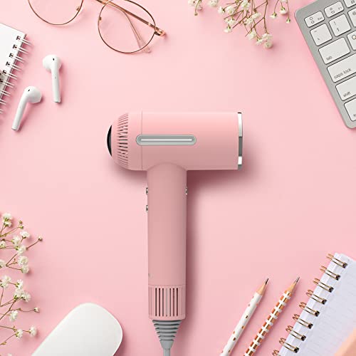 Hair Dryer, Tensky Ionic Blow Dryer With 110,000 Rpm Brushless Motor, High Speed Hairdryer With Hd Display For Fast Drying Constant Temperature Hair Care (Rose Pink) #TOP5