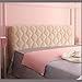 Copri Testata Letto Matrimoniale Copertura Per Testiera Per Matrimoniale/Singolo Premium Elastica Copritestata Letto Velluto Fodera Protezione Anti-Collisione Cuscino,Champagne,150cm(59inch)