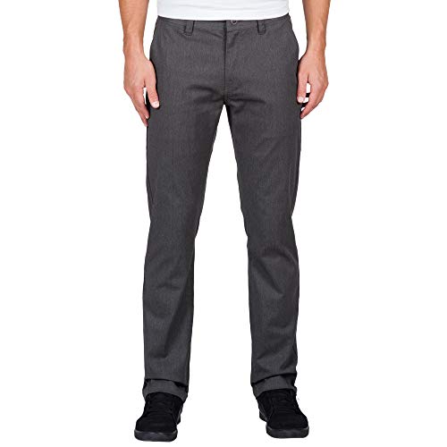 Volcom Men's Frickin Modern Fit Stretch Chino Pant, Charcoal Heather 2016, 32W x 32L