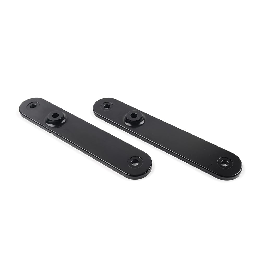 SIKUAI Front Turn Signal Light Mounting Relocation Bracket Black Aluminum For Harley Street Electra Glide for Road King