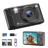5K Digital Camera, Upgrade Autofocus 72MP Vlogging Camera Photo with 32G SD Card, 2.83'' Screen, 2 Batteries, 16X Zoom, WiFi Point and Shoot Digital Camera for Kids Adults Beginners
