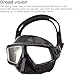 Diving Mask, Anti Fog Diving Goggles Freediving Mask for Men and Women Diving Sand Sports Snorkeling Mask for Scuba Diving, Snorkeling and Freediving