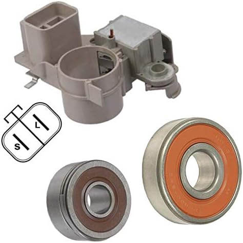 Alternator Rebuild Kit for 1990-1994 Mitsubishi Eclipse 1.8L, Eagle Talon 1.8L Regulator Brushes Bearings - 13332RK