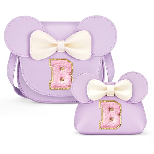 Image of Toddler Purse Gifts for Girls, Little Girl Purse Kids Wallet Crossbody Bag, Birthday Gifts for 3 4 5 6 7 8 Year Old Girl (B, Purple)