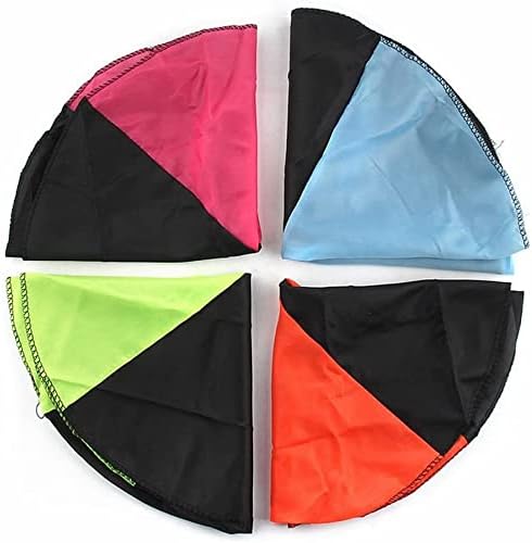 DASEY 4PCS Set Tangle Free Throwing Parachute Figures Hand Throw Soliders Parachute Square Outdoor Children's Flying Toys | No Strings No Batteries Toss It Up