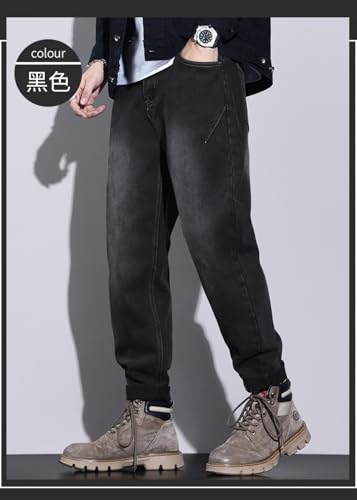 Jeans Pants Trousers Denim Spring and Autumn Stretch Men's Small Classic Japanese Loose3