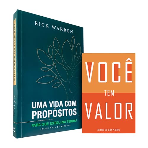Kit Uma Vida com Propósitos + Você tem Valor