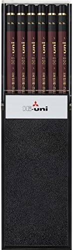 Uni Wooden Pencil, F, Box of 12 (HUF)