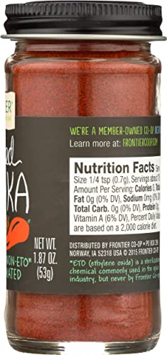 Frontier Smoked Ground Bottle, Paprika, 1.87 Ounce #TOP7