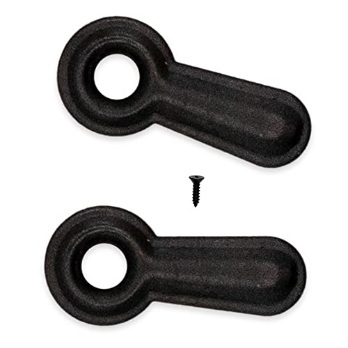 Image of Picture Frame Backing Clips Brass 3 /4 inch with Screws Small Size 100 Pack - Retaining Clips for Picture Frames - Ridge Turnbuttons 100 Tabs and 100 Screws