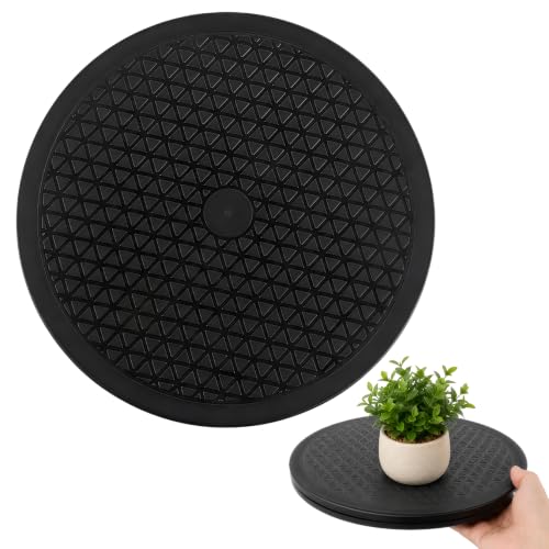 Plato Giratorio 30 cm 360 Grados Plataforma Giratoria Plato Giratorio Bandeja Giratoria para Ordenador portátil Monitor TV Altavoz artesanía Plantas Cocina