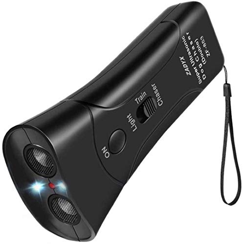 Zadyx Anti Barking Device - Remote Stop Barking Dog Devices - 20 Ft Control Range Ultrasonic Barking Dog Deterrent - Handheld Anti-Barking Dog Training Device