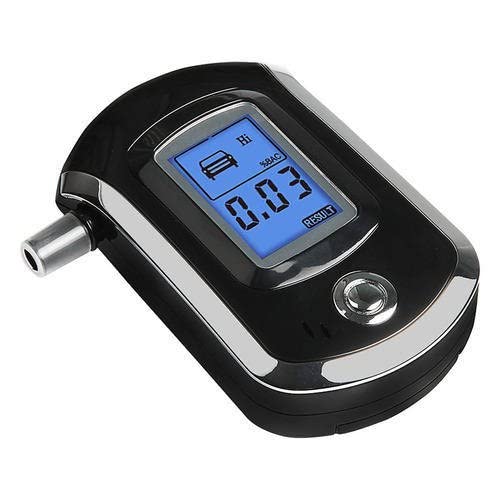 Portable LCD Breath Alcohol Tester, Alcohol Tester, Digital Sensor Detector for Alcohol Testing Test Tool Alcohol Analysis 5 Mouthpieces