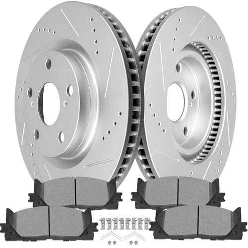 Image of SCITOO Front 11.65 inch Brake Pads and Rotors Kits Fit For Lexus ES300h 2013-2018,For Lexus ES350 2007-2018,For Toyota Avalon 2008-2018,For Toyota For Camry 2007-2017