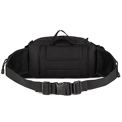 Huntvp Tactical Waist Pack Bag With Water Bottle Pocket Holder Military Fanny Packs Waterproof Hip Belt Bag Pouch For Hunting Camping Trekking #TOP7