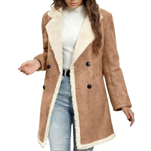Veste chaude revers contre le froid hivernal chic élégant
