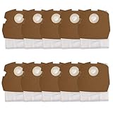 10 Pack Replacement HEPA Vacuum Bags Compatible With Clean Obsessed CO711＆ Perfect C105 Commercial Canister Vacuum Cleaner