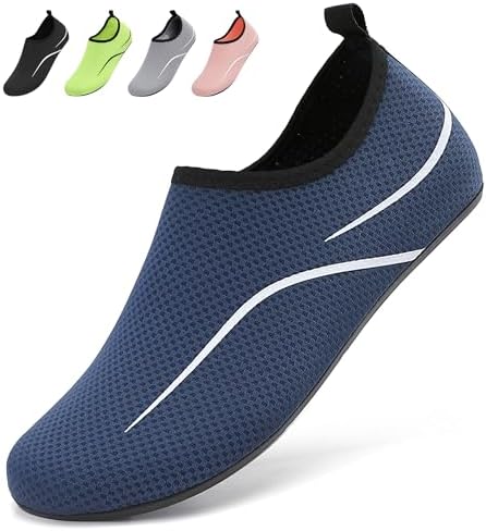 BARFULKER Schwimmschuhe Badeschuhe Damen Herren - Schnell Trocknend Wasserschuhe Leicht Strandschuhe Surfschuhe für Männer Frauen, Aquaschuhe für Pool Beach Yoga