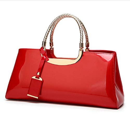 SCH - Bolso al hombro para mujer, Red (Rojo) - 02