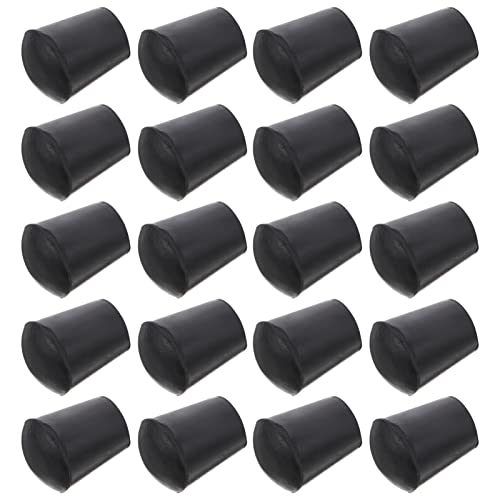 Bienka Pads Round Covers Cover Bottom Floor Mute Leg Moving Chair With Socks Caps Silicone Silicon Feet Black For Anti- Slip Protectors Protection Furniture Felt Non Table Felt #TOP4