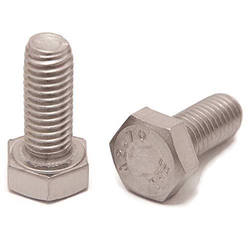 Preisvergleich Produktbild DERING Sechskantschrauben M10x30 DIN 933 Edelstahl A2 (10 Stück) / Gewindeschrauben / Sechskant-Schrauben / rostfrei