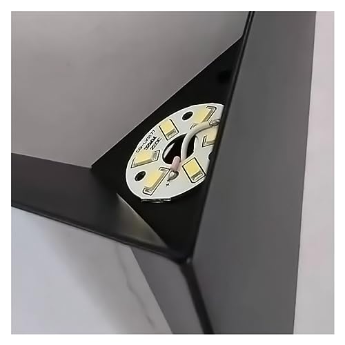 Iluminación de pared LED de diseño nórdico minimalista y forma de triángulo elegante. 7