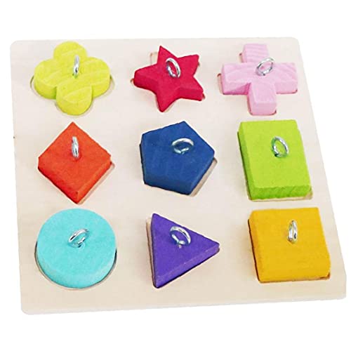 NIDONE Vogel Houten Blok Speelgoed Papegaai Intelligentie Training Educatief Speelgoed Spelen Foerageringbenodigdheden… - Afbeelding 7