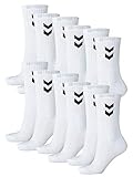 hummel Unisex Sportsocken im 6er Pack I weiß 41-45