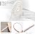 Leinuosen Flexible Molding Trim Peel and Stick for Walls 10ft Decorative Bead Pearl DIY Wall Trim for Bathroom Mirror Frame Border Backsplash Tile Ceiling Cabinet TV Wall Edge (White, 10ft /15 mm)