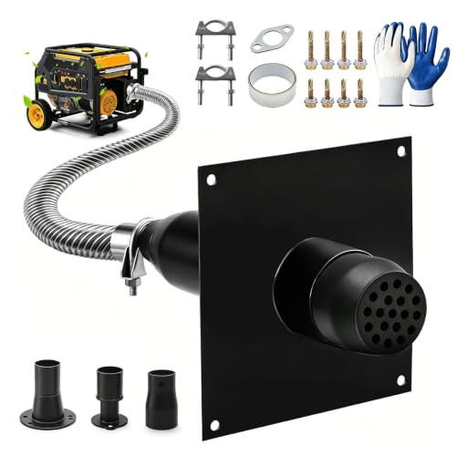 Generator Exhaust Extension Silencer Kit for Portable Generators