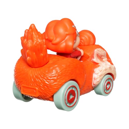 Hot Wheels RacerVerse Mei con Panda Rojo 1:64 miniatura 4