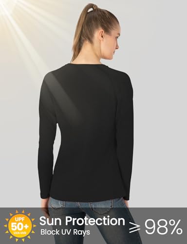 TBMPOY Women's UPF 50+ Sun Protection Long Sleeve Shirts SPF Lightweight Hiking Running Fishing Outdoor Tops2