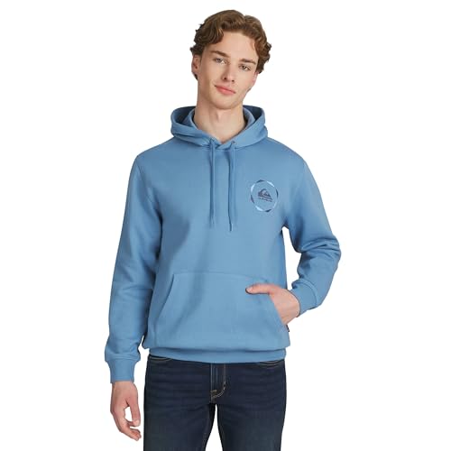 Image of Quiksilver Men's Regular Fit Super Soft Fleece Midweight Pullover Hooded Sweatshirt