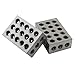 Jecoupoon 123 Blocks Matched Pair 23 Holes .0003 Precision Ground Machinist Set Up Blocks HRC 55-62 (1-2-3
