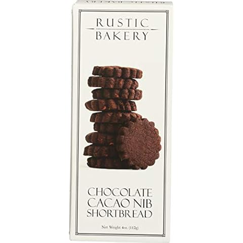 Rustic Bakery Cookies Shortbread Chocolate Cacao Nibs, 4 oz Cover