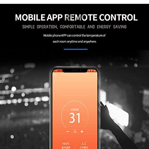 Thermostat connecté Tuya avec régulation précise de température eau et gaz par télécommande - 3