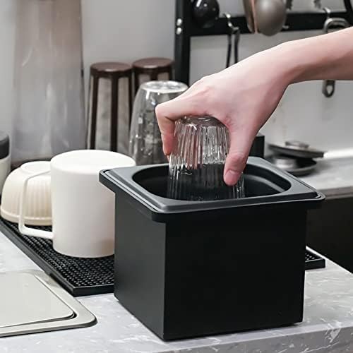 Miniatura 4 de Focket Enjuagadora de jarra, enjuague de vidrio para fregadero de cocina de acero inoxidable con bandeja de drenaje y goteo, lavadora automática de