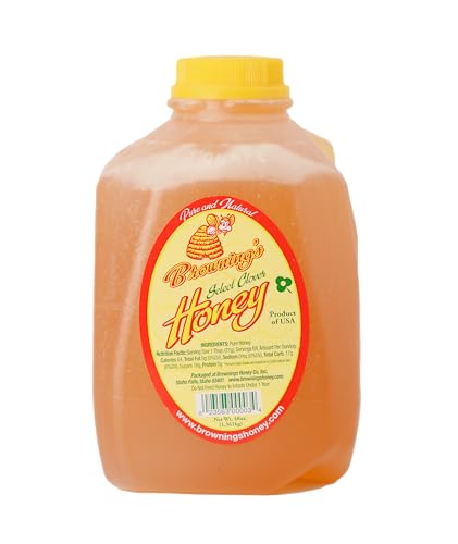 Miel Pura de Trébol sin Filtrar Browning's 3 lb