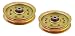 Pack of 2 Heavy-Duty Flat Idler Pulley Replaces Cub Cadet 956-04129 956-04129C 756-04129B 756-04129C MTD 753-08171 756-04129B 756-04129C 956-04129 956-04129C Fits 38" 42" 46" 54" Decks (2)