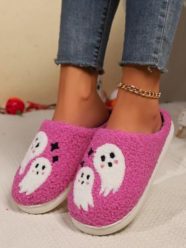 Women's Men's Fuzzy Memory Foam Slippers Fluffy Warm Comfort Light Weight Indoor Outdoor House Couple Shoes4