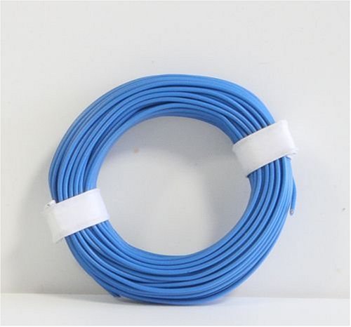 BRAWA3145 BW3145 0.2MM 3.5A WIRE - 10m BLUE by BRAWA