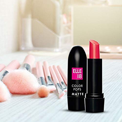 Image of Elle18 Color Pops Matte Lipstick C61 Pink Berry, 4.3 g