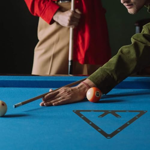 Laroal 6-teiliges Billard-Dreieck-Set Magic Rack Pro Perfekt für 8-Ball, 9-Ball und 10-Ball Präzises und langlebiges Billard-Rack für Heim und Profis