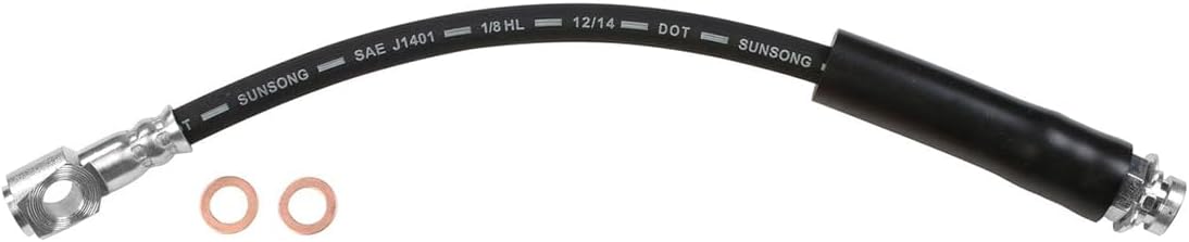 2 Front Brake Hydraulic Hose Brake Line Brake Hose Fits Chevrolet Fits Chevy Cavalier 1995-2005 Fits Chevrolet Fits Chevy Classic 2004 2005 Fits Chevrolet Fits Chevy Malibu 1997-2003