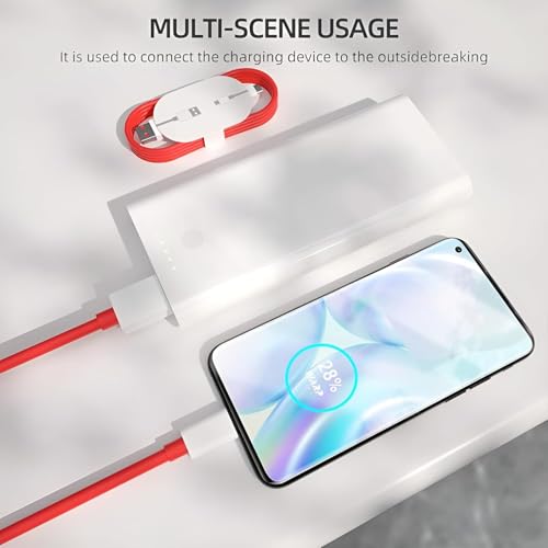 Image of Oneplus 65W Type-C Supervooc Charging Charger with USB C 1M Cable, Dash /Superdart /Wrap /Vooc Compatible with Oneplus 13,13R,13S,12,12R,11,11R,10 Pro,10R,10T,9 Pro,9R,8Pro,Nord 5,CE5,Open|65 watt- White