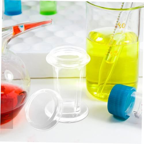 Bocal de coloration en verre pour 5 lames de microscope PRETYZOOM - Lot de 2